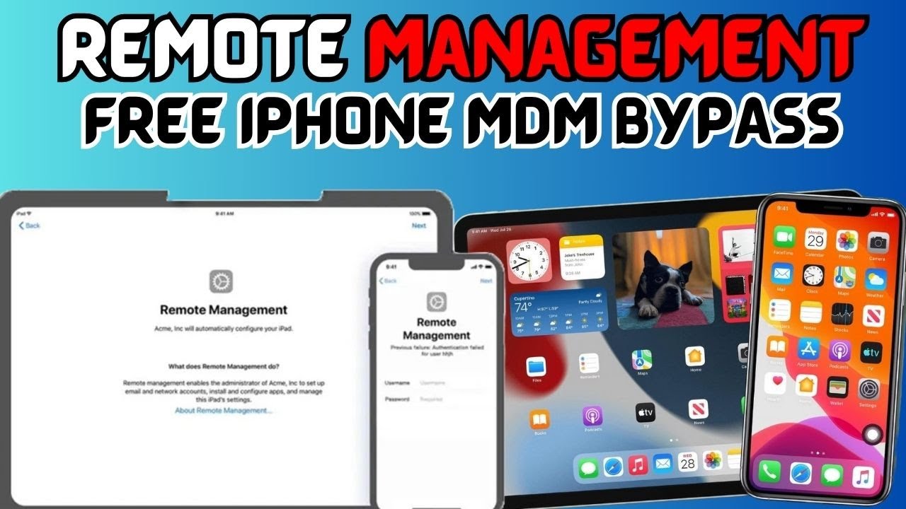 How To Remove Remote Management From IPad/iPhone Free 2024 || Iphone ...