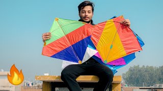 flying big kites | kite flying vlogs | monofil gold vs monofil | Desi Patangbazi