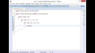 Java Programming Tutorial - 3 - Nested Loops