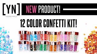 NEW CONFETTI KIT | How to Encapsulate Confetti with Acrylic \u0026 Gel