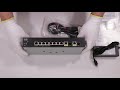 unboxing cisco sg250 10p switch 8x1gbe poe 62w 2xcombo rj45 sfp sg250 10p k9 eu