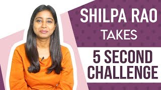 Singer Shilpa Rao Takes 5 Second Challenge | POP Diaries Exclusive