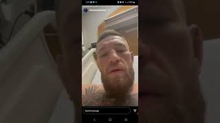 Conor McGregor shows injuries after TKO loss to Dustin Poirier at UFC 264