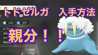 【Pokémon LEGENDS アルセウス】トドゼルガ入手方法　攻略動画