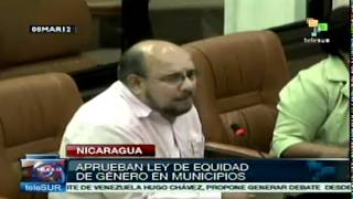 Nicaragua: aprueban Ley de Equidad de Género