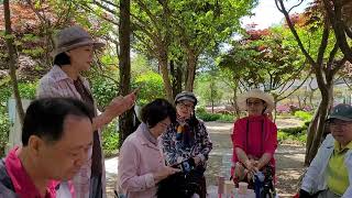 국토하천살리기연합강서지회 연천탐방 김은희시인 시낭독