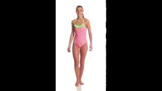 Slix Australia Strawberries \u0026 Cream Women's One Piece Swimsuit | SwimOutlet.com