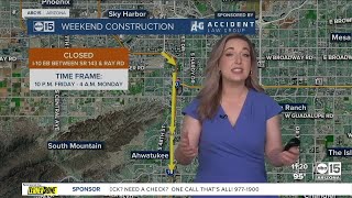 Multiple Valley freeways closed for construction this weekend