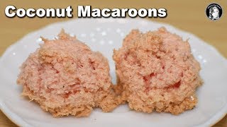 Coconut Macaroons Recipe Without Oven - How to make Coconut Macaroons - Kitchen With Amna