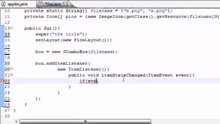 Java Programming Tutorial 69 Drop Down List Program YouTube