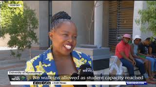 2025 Academic Year | No walk-ins allowed at University of Mpumalanga as student capacity reached