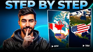 How To Create Viral Map Animation Videos using AI (100% Free)