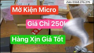 ĐMNH - Review Cận Cảnh Đập Hộp Micro Có Dây Giá Rẻ Đây Ạ