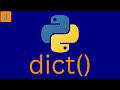 Python dict Constructor | Dicts, Get Your Dicts Here