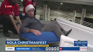 WGNO's Kenny Lopez LIVE on the ice skating rink at NOLA Christmas Fest 5 p.m.