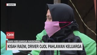 Kisah Raeni, Driver Ojol Pahlawan Keluarga