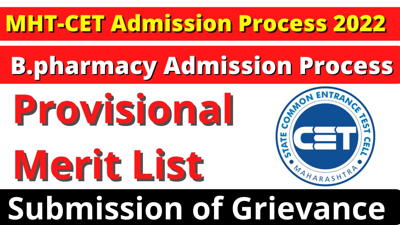 B.pharmacy Admission Process 2022 | Provisional Merit List | Submission ...