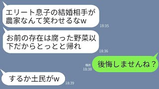 結婚の挨拶の際、実家が農家だと知った婚約者の父が腐った玉ねぎを投げつけてきた。「汚い土民に息子をやるか」と言ったが、その後婚約破棄を求めて大慌てで電話があった。