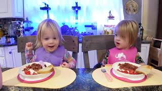 Twins try corned beef