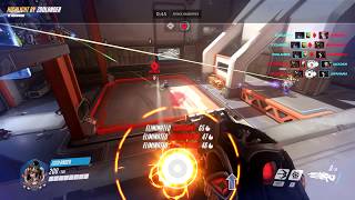Widowmaker Quintuple Headshot - How Was This Not Play Of The Game? | Overwatch Highlights