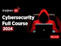 🔥Cyber Security Full Course | Cyber Security Training On 🔴LIVE | Cybersecurity | 2024 | Simplilearn