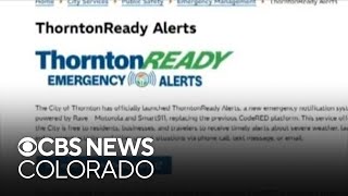 Thornton launches emergency alert system to replace previous service that was hacked