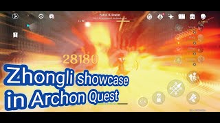 Zhongli Showcase in Quest Part 4  | Genshin Impact Hindi | Piku Arcade