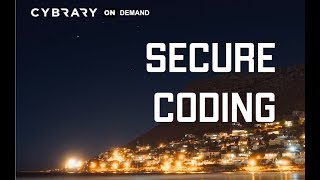 Secure Coding Training Course (Lesson 1 of 5) | Introduction | Software Development | Cybrary