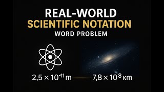 Real-World Math: Scientific Notation Word Problems Simplified!