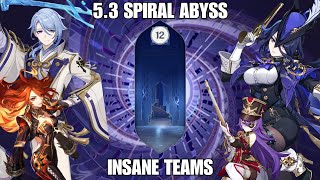 AYATO AND MAVUIKA DESTROY THE 5.3 ABYSS TOGETHER! (ft. Clorinde Overload) | Genshin Impact