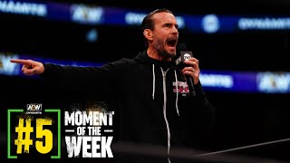 CM Punk Has Some Harsh Words for the Hometown Hero MJF! | AEW Dynamite, 12/8/21