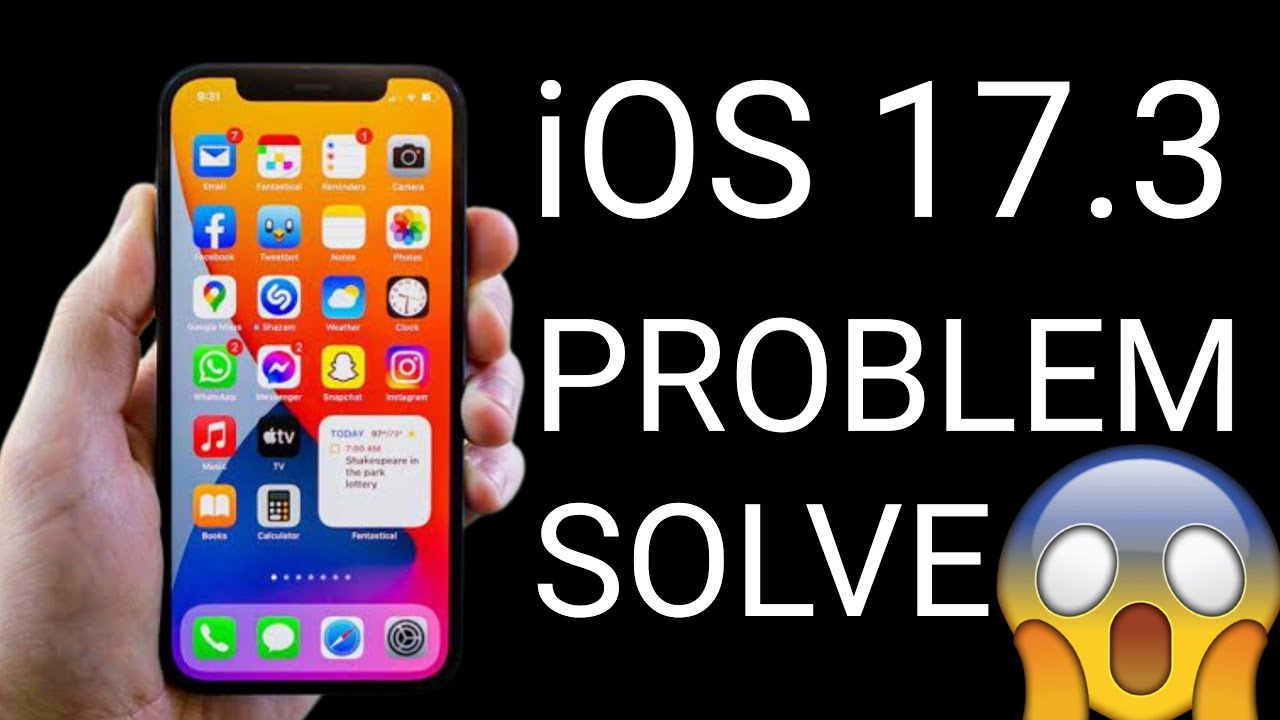 IOS 17.3 Big Problem Solve | IOS 17.3 Released | Ios 17.3 | - YouTube