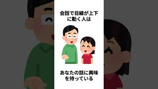 【有益】視線でバレる⁉深層心理part2 #shorts #深層心理 #心理学