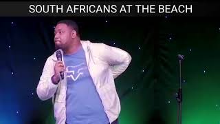 Comedian Carvin H Goldstone on South Africans at the Beach