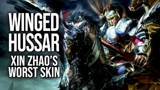 The spear is just the tip of what's wrong with Winged Hussar Xin Zhao || skin quick review #shorts