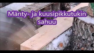 Mänty- ja kuusipikkutukin sahuu