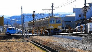 伊豆箱根鉄道・駿豆線【№89】中道踏切・通過・走行映像　静岡県伊豆の国市宗光寺