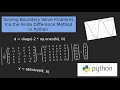 Boundary Value Problems via a Finite Difference method