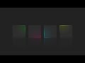 CSS Glowing Corner Loading Animation Effects