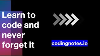 CodingNotes | Learn Programming with Notes and Flashcards