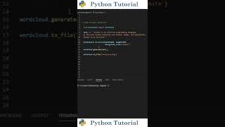 Generating Word Clouds With Python | Python Tutorial