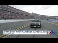 president trump attends daytona 500