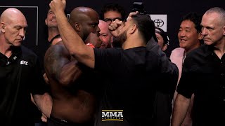 Derrick Lewis, Tai Tuivasa Intense In Final Staredown | UFC 271 | MMA Fighting