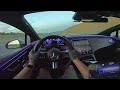 2022 mercedes benz eqe amg 350 autobahn pov test drive i 4k