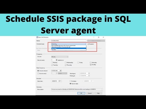61 Schedule SSIS package in SQL Server agent create sql job to run ssis package