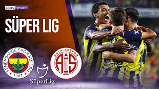 Fenerbahce vs Antalyaspor | SUPER LIG HIGHLIGHTS | 8/22/2021 | beIN SPORTS USA