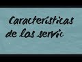 ada 4 características de los servicios