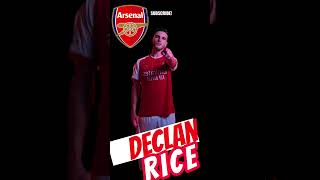 Welcome to The Arsenal, Declan Rice! #youtube #shortvideo #shorts #football #viral