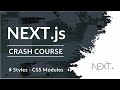 NEXT.js Crash Course | Styles - CSS Modules #8