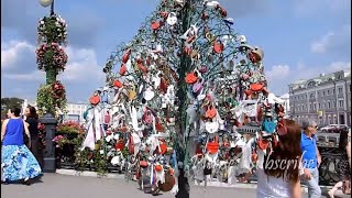 Love Locks Of Moscow | Luzhkov Bridge | Moskow |  RUSSIA